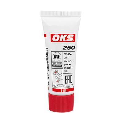 OKS® 250 weiße Allroundpaste metallfrei, Tube 8 ml