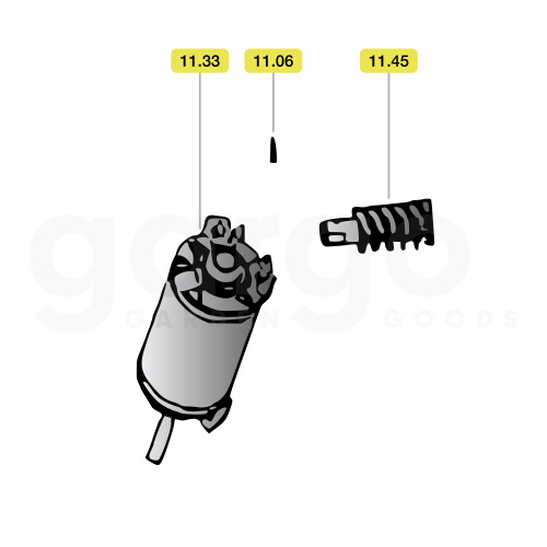 Set Motor Walze haaga 677/697